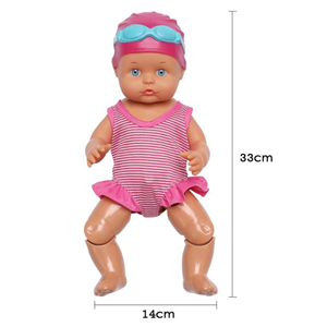 عروسک نوزاد شناگر 33 سانتی متری Swimming Doll -اسباب بازی